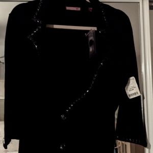 Double breasted, 3/4 sleeve, cardigan